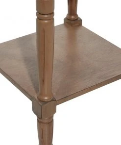 Grayson Lane Traditional Brown Wood Square End Table -GRAYSON LANE shop 330857458 AlternateImage4 l