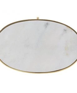 Grayson Lane Traditional Gold Granite/Marble Round End Table -GRAYSON LANE shop 330857460 AlternateImage3 l