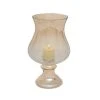 Grayson Lane Gold Glass Hurricane Candle Holder