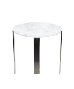 Grayson Lane White Granite/Marble Round End Table -GRAYSON LANE shop 330857468 AlternateImage4 l