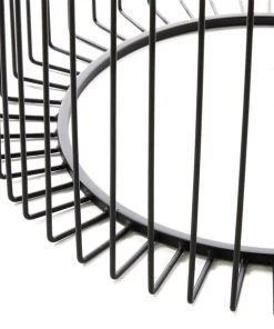 Grayson Lane Black Metal and Glass Round End Table -GRAYSON LANE shop 330857469 AlternateImage4 l