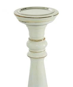 Grayson Lane Set of 3 White Mango Wood Pillar Country Cottage Candle Holder 2 Grayson Lane Set of 3 White Mango Wood Pillar Country Cottage Candle Holder -GRAYSON LANE shop 330857484 AlternateImage3 l