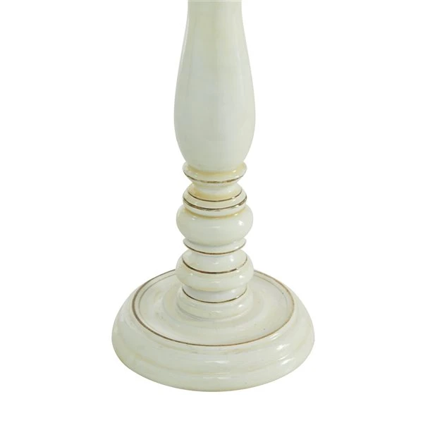 330857484_AlternateImage4_l.jpg Grayson Lane Set of 3 White Mango Wood Pillar Country Cottage Candle Holder -GRAYSON LANE shop 330857484 AlternateImage4 l