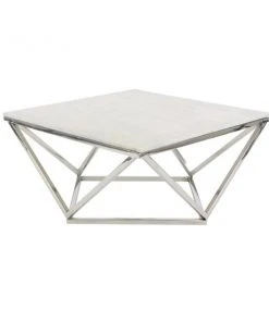 Grayson Lane White Granite/Marble Rectangular End Table -GRAYSON LANE shop 330857486 AlternateImage5 l