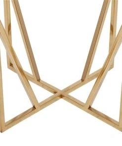 Grayson Lane Gold Metal with Granite/Marble Round End Table -GRAYSON LANE shop 330857487 AlternateImage4 l