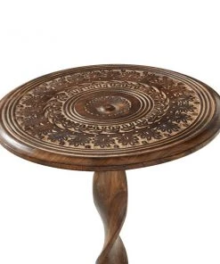 Grayson Lane Traditional Brown Mango Wood End Table -GRAYSON LANE shop 330857488 AlternateImage3 l