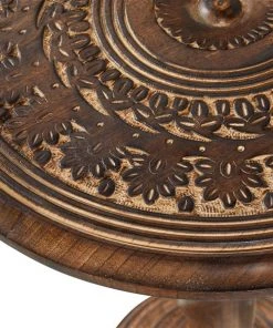 Grayson Lane Traditional Brown Mango Wood End Table -GRAYSON LANE shop 330857488 AlternateImage4 l