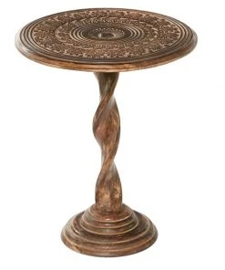 Grayson Lane Traditional Brown Mango Wood End Table
