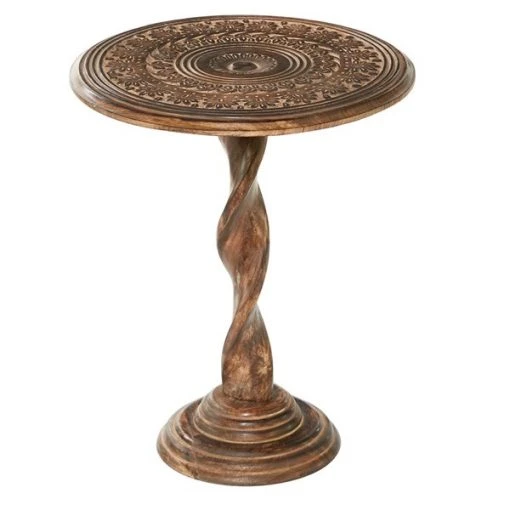Grayson Lane Traditional Brown Mango Wood End Table -GRAYSON LANE shop 330857488 MainImage 001 l