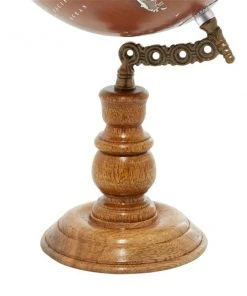 Grayson Lane 15-in x 8-in Traditional Copper Wood Globe -GRAYSON LANE shop 330857491 AlternateImage3 l