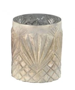 Grayson Lane Set of 3 Vintage Beige Glass Pillar Candle Holder -GRAYSON LANE shop 330857492 AlternateImage5 l