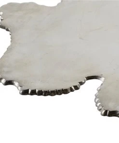 Grayson Lane Silver Aluminum Live Edge End Table -GRAYSON LANE shop 330857496 AlternateImage3 l