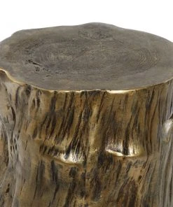 Grayson Lane Gold Fibreglass Live Edge End Table -GRAYSON LANE shop 330857498 AlternateImage3 l