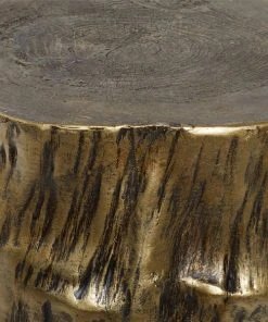 Grayson Lane Gold Fibreglass Live Edge End Table -GRAYSON LANE shop 330857498 AlternateImage4 l