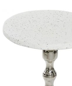 Grayson Lane Traditional Silver Composite Round End Table -GRAYSON LANE shop 330857502 AlternateImage3 l