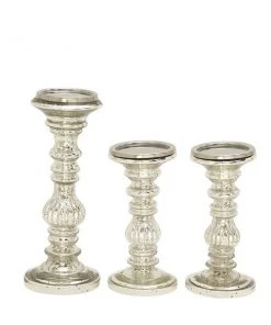 Grayson Lane Silver Metal Pillar Candle Holder 9 Grayson Lane Silver Metal Pillar Candle Holder -GRAYSON LANE shop 330857504 AlternateImage5 l