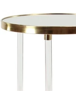 Grayson Lane Gold Mirror Round End Table -GRAYSON LANE shop 330857505 AlternateImage3 l