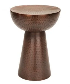 Grayson Lane Vintage Bronze Metal Round End Table -GRAYSON LANE shop 330857510 AlternateImage5 l