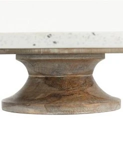 Grayson Lane 12-in x 12-in Contemporary Cake Stand with Cloche in White Glass and Iron -GRAYSON LANE shop 330857517 AlternateImage3 l