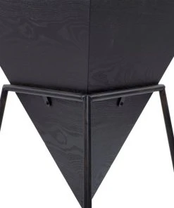 Grayson Lane Grey and Black Metal Triangle End Table -GRAYSON LANE shop 330857520 AlternateImage4 l