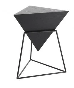 Grayson Lane Grey and Black Metal Triangle End Table -GRAYSON LANE shop 330857520 AlternateImage5 l