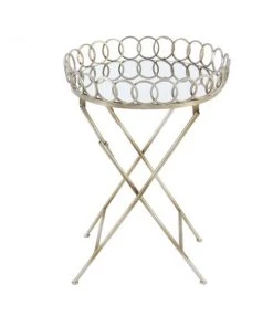 Grayson Lane Traditional Gold Mirror Round End Table -GRAYSON LANE shop 330857521 AlternateImage5 l