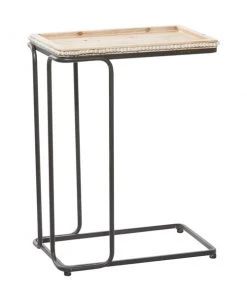 Grayson Lane White Wood Rectangular End Table