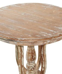 Grayson Lane Farmhouse Light Brown Wood Round Accent Table 8 Grayson Lane Farmhouse Light Brown Wood Round Accent Table -GRAYSON LANE shop 330857527 AlternateImage4 l