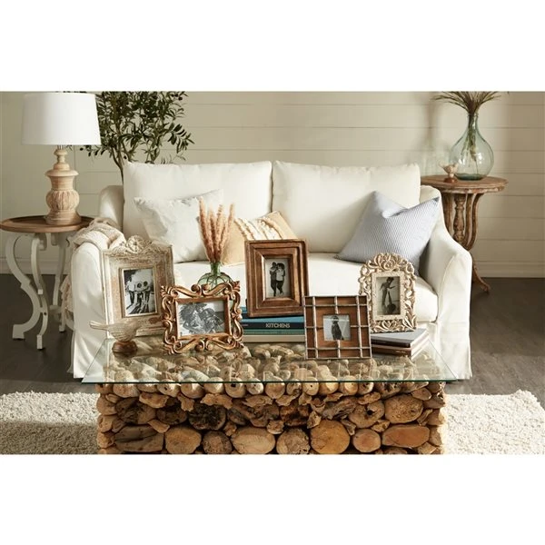 Grayson Lane Farmhouse Light Brown Wood Round Accent Table 5 Grayson Lane Farmhouse Light Brown Wood Round Accent Table - Image 5