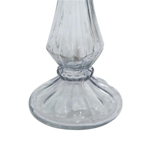 Grayson Lane 21-in x 5-in Traditional Black Glass Hurricane Candle Holder 5 Grayson Lane 21-in x 5-in Traditional Black Glass Hurricane Candle Holder - Image 5