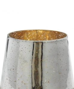 Grayson Lane Modern Gold Glass Pillar Candle Holder -GRAYSON LANE shop 330857531 AlternateImage3 l