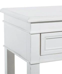 Grayson Lane Traditional White Wood Rectangular End Table -GRAYSON LANE shop 330857532 AlternateImage4 l