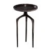 Grayson Lane Black Metal Round End Table