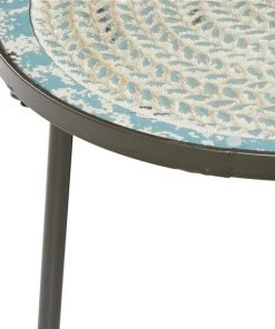 Grayson Lane Vintage Black Metal Round End Table 7 Grayson Lane Vintage Black Metal Round End Table -GRAYSON LANE shop 330857538 AlternateImage3 l