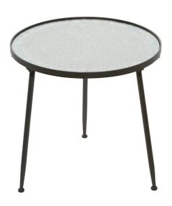 Grayson Lane Vintage Black Metal Round End Table 9 Grayson Lane Vintage Black Metal Round End Table -GRAYSON LANE shop 330857538 AlternateImage5 l