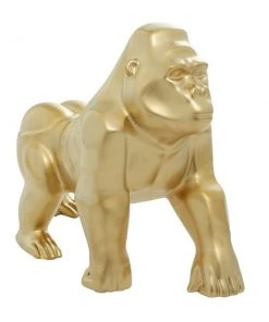 GRAYSON LANE 15 In. x 12 In. Glam Sculpture Gold Porcelain
