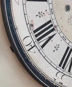 GRAYSON LANE 32 In. x 32 In. Vintage Wall Clock White Wood -GRAYSON LANE shop 330857564 AlternateImage3 l