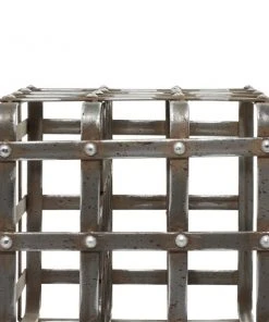 GRAYSON LANE 12 In. x 16 In. Industrial Wine Holder Rack Black Metal 8 GRAYSON LANE 12 In. x 16 In. Industrial Wine Holder Rack Black Metal -GRAYSON LANE shop 330857567 AlternateImage3 l