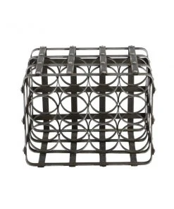 GRAYSON LANE 12 In. x 16 In. Industrial Wine Holder Rack Black Metal 9 GRAYSON LANE 12 In. x 16 In. Industrial Wine Holder Rack Black Metal -GRAYSON LANE shop 330857567 AlternateImage4 l