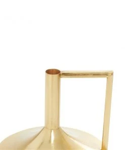 GRAYSON LANE 11 In. x 9 In. Glam Vase Gold Metal 3 GRAYSON LANE 11 In. x 9 In. Glam Vase Gold Metal -GRAYSON LANE shop 330857570 AlternateImage3 l