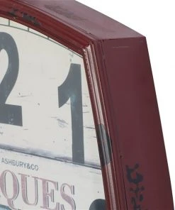 GRAYSON LANE 33 In. x 19 In. Vintage Wall Clock White Metal -GRAYSON LANE shop 330857583 AlternateImage4 l