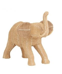 GRAYSON LANE 11 In. x 9 In. Transitional Sculpture Beige Polystone