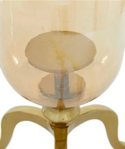 GRAYSON LANE 18 In. x 13 In. Traditional Candlestick Holders Gold Aluminu -GRAYSON LANE shop 330857587 AlternateImage4 l