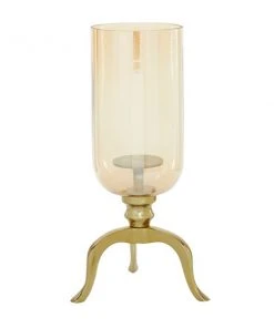 GRAYSON LANE 18 In. x 13 In. Traditional Candlestick Holders Gold Aluminu -GRAYSON LANE shop 330857587 AlternateImage5 l