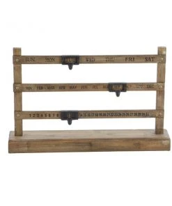 GRAYSON LANE 14 In. x 22 In. Farmhouse Wall Calendar Brown Wood -GRAYSON LANE shop 330857605 AlternateImage3 l