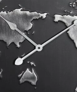 GRAYSON LANE 25 In. x 25 In. Vintage Wall Clock Black Metal 8 GRAYSON LANE 25 In. x 25 In. Vintage Wall Clock Black Metal -GRAYSON LANE shop 330857608 AlternateImage4 l