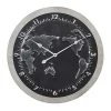 GRAYSON LANE 25 In. x 25 In. Vintage Wall Clock Black Metal