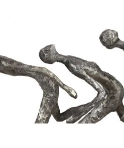 GRAYSON LANE 11 In. x 16 In. Modern Sculpture Silver Resin Running -GRAYSON LANE shop 330857617 AlternateImage2 l