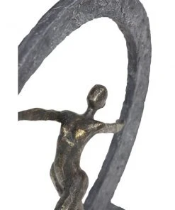 GRAYSON LANE 15 In. x 12 In. Modern Sculpture Grey Resin Dancer -GRAYSON LANE shop 330857620 AlternateImage2 l