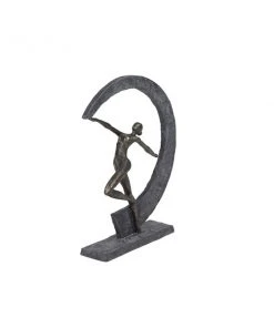 GRAYSON LANE 15 In. x 12 In. Modern Sculpture Grey Resin Dancer -GRAYSON LANE shop 330857620 AlternateImage3 l